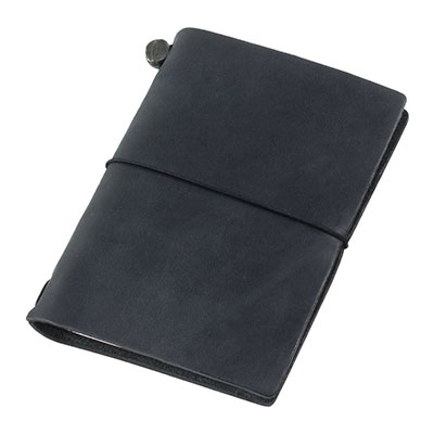 midori Traveler's Notebook Journal Passport Size - Black