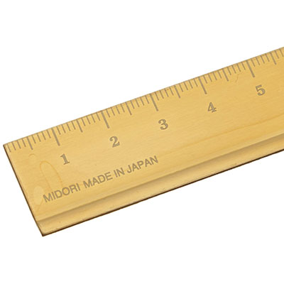 midori Brass Ruler