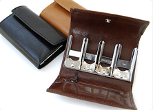 Buffalo leather separate coin wallet-CRAFTWORK PRODUCTS