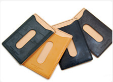 Bridle leather pass case-RAFTWORK PRODUCTS